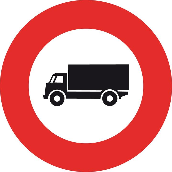 Immagine prodotto Moravia Segnale normativo 2.07, R3, divieto di transito per i camion