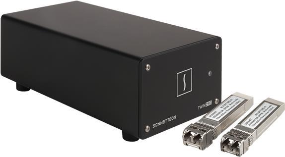 Sonnet Twin25G Thunderbolt Dual Port 25Gb Ethernet Adapter (SFP28s included) (Thunderbolt, USB, Ethernet, SFP28 (2x))