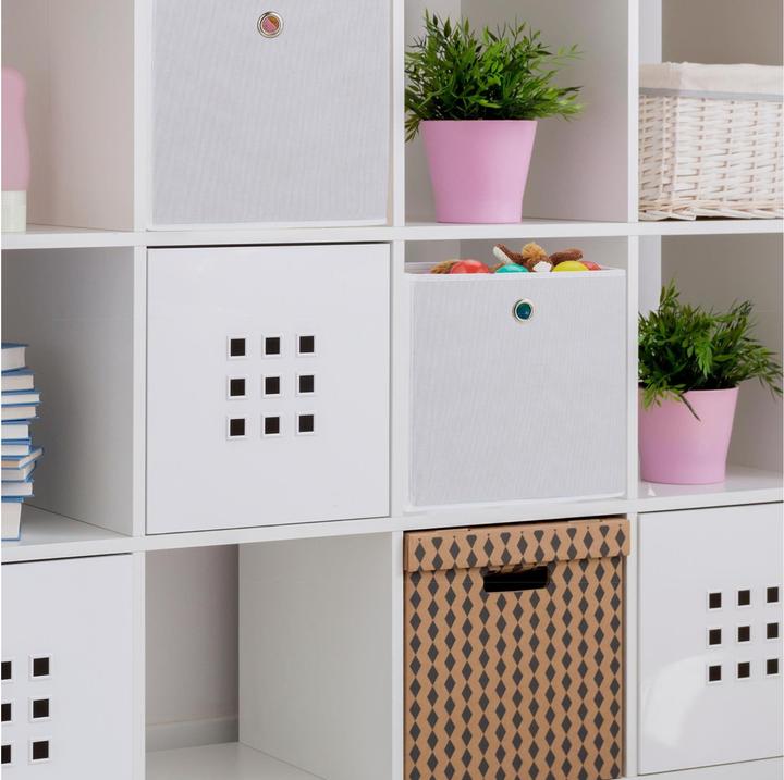 Immagine prodotto Relaxdays 4x scatola di immagazzinamento (30 x 30 x 30 cm, 8.71 l)