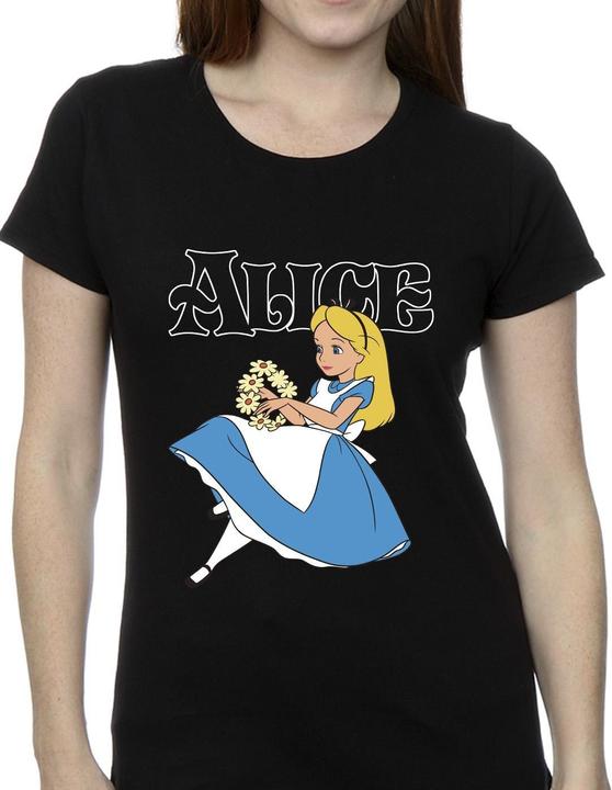Image du produit Disney - T-shirt ALICE IN WONDERLAND FLOWERS - Femme (M)