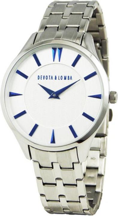 Produktbild Devota & Lomba Herrenuhr DL012M-01WHITE (Ø 40 mm) (40 mm)