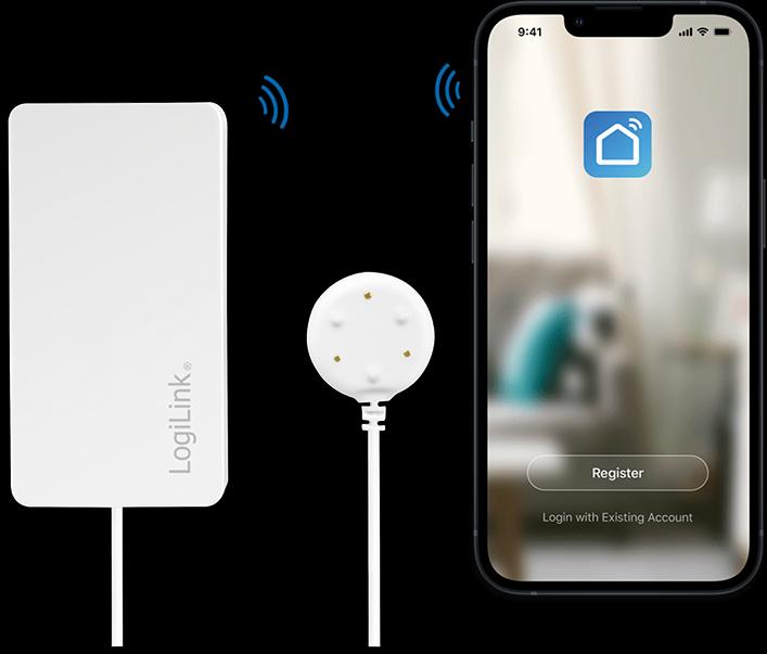 Image du produit LogiLink Smart Home Wi-Fi Water Sensor