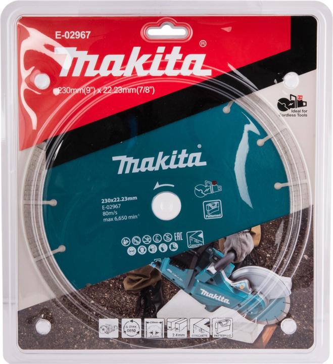 Actual product image Makita Diamond disc 230mm concrete