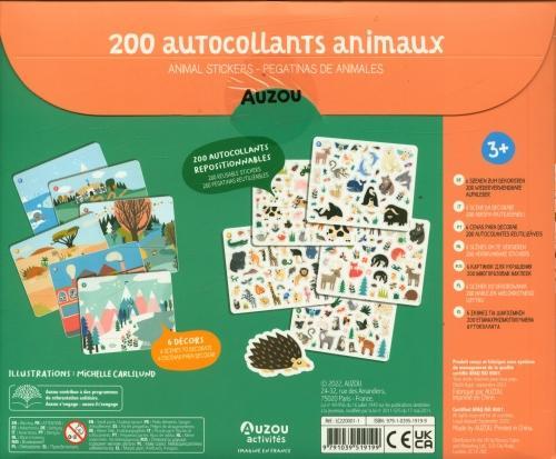 Produktbild Auzou France Animaux : 200 autocollants. Animal stickers. Pegatinas de animales