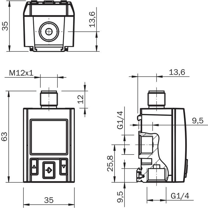 Actual product image Sick Pressure sensor