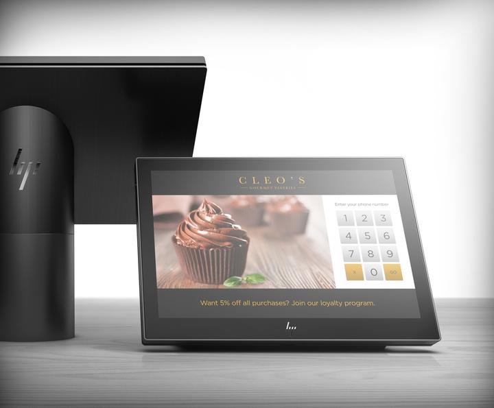 Actual product image HP ElitePOS G1 Retail System 145 - All-in-One (complete solution) (Intel Core i5-7300U, 16 GB, 128 GB, HD Graphics 620)