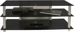 Actual product image VCM Netasa black glass (95 x 40 x 45 cm)
