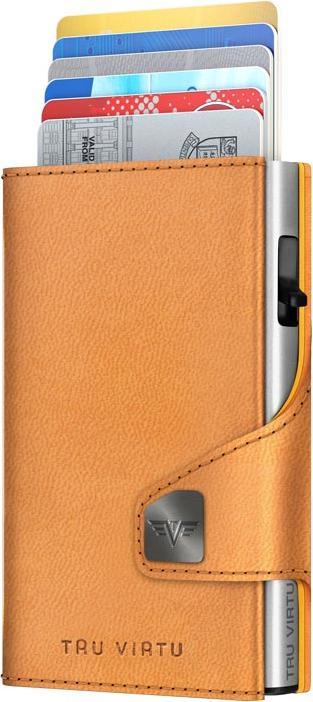 Produktbild Tru Virtu Wallet Click & Slide Vegan Bio Apple Brown/Silver