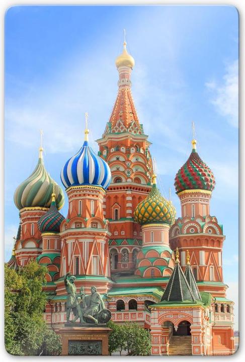 Actual product image Trenddeko St. Basil's Cathedral Moscow (40 x 60 cm)