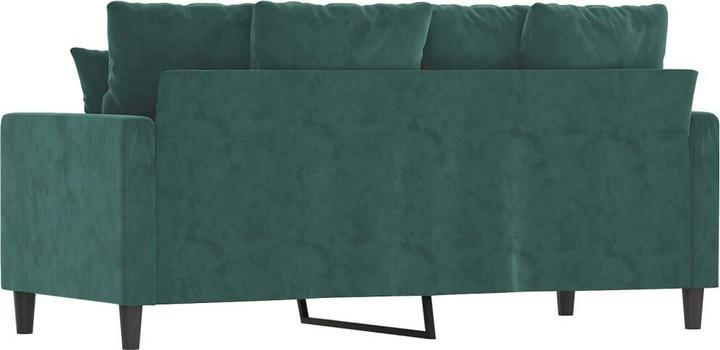 Produktbild VidaXL 2-Sitzer-Sofa Dunkelgrün 140 cm Samt,Farbe (2-Sitzer)