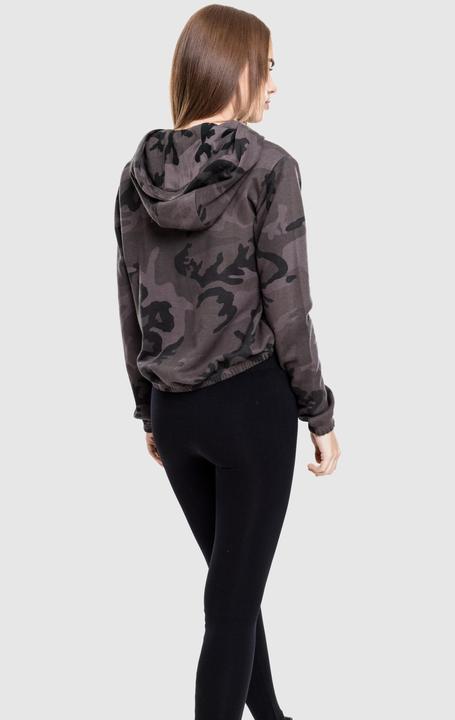 Produktbild Urban Classics Ladies Camo Cropped Hoody (XS)