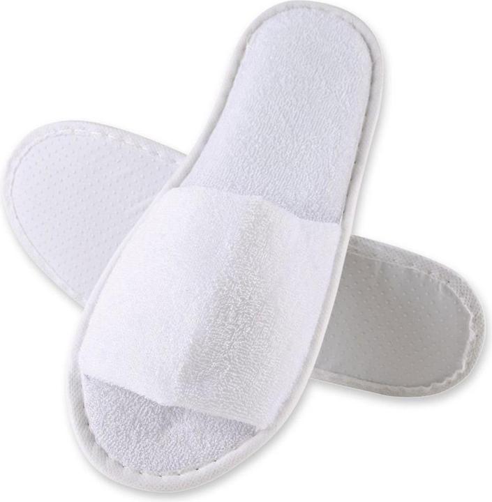 Image du produit Hygonorm Einweg Hotelslipper aus Baumwolle | vorne geschlossen | mit Noppen (29.5)