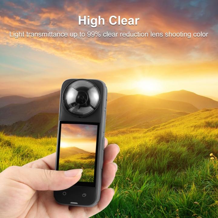 Produktbild Puluz For Insta360 X4 Rotation PC Lens Guard Protective Cover (Transparent) (X4)