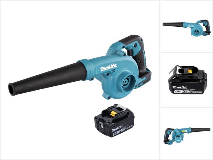 Produktbild Makita DUB 185 M1 Akku Laubbläser Gebläse 18 V + 1x Akku 4,0 Ah - ohne Ladegerät (Akkubetrieb, Laubbläser)