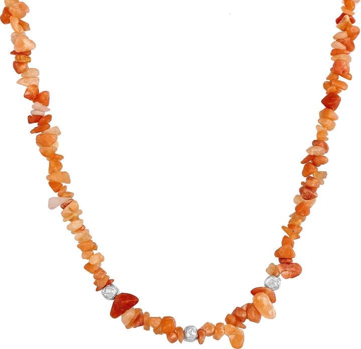 Actual product image Elli Gemstone necklace (Plastic, 925 sterling silver, Aventurine, 40 cm)