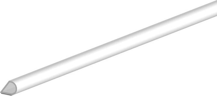 Produktbild Elton Ellen Türanschlagdichtung 232 selbstkl. Silikon weiss, Br 9,5mm x H 6,5mm,L 25mtr