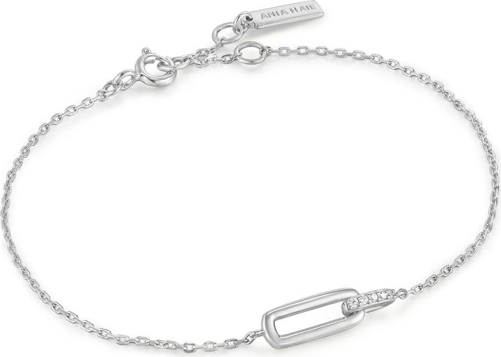 Produktbild Ania Haie Armkette Glam Interlock 925 Sterling Silber (16.50 cm, 925er Silber)