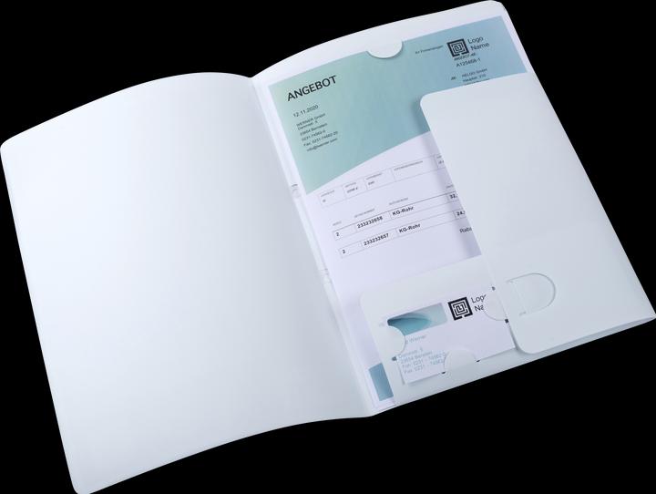 Produktbild Elba Angebotsmappe image+, mit A4-Sichttasche, weiss gepackt zu 1 Stück (A4, 1 x)