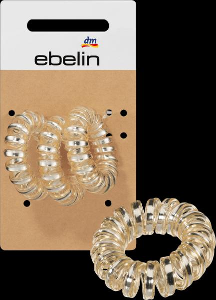dm ebelin Spiralzopfhalter Gold-Optik (Haargummi)