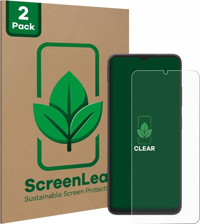 Produktbild ScreenLeaf Schutzfolie nachhaltiger Displayschutz Display Schutz Folie Klar Transparent (2 Stück, Blackview A8 Max)