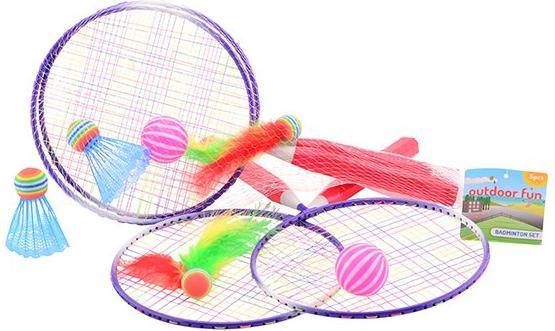 Actual product image Johntoy Badminton set Outdoor Fun 5 pieces