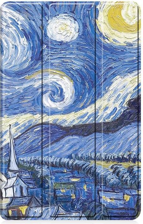 Cover-Discount Galaxy Tab A9 - Custodia Smart Tri-fold cielo notturno (Galaxy Tab A9)