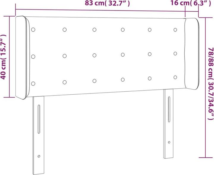 Produktbild VidaXL Gianna (83 x 16 x 88 cm)