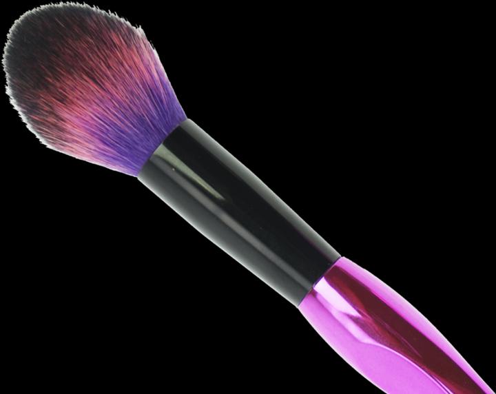 Actual product image Powder brush "Pink/Black" fine synthetic hair (Powder)
