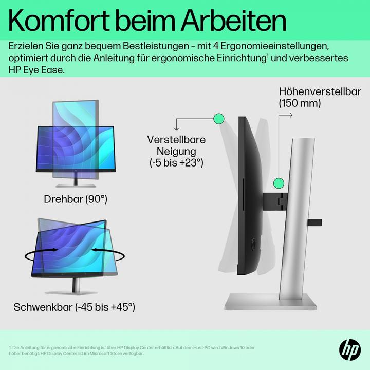 Actual product image HP E22 G5 (1920 x 1080 pixels, 21.50")