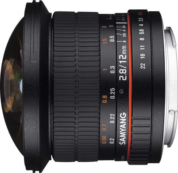 Actual product image Samyang 12mm F2.8 Nikon AE (Nikon F, full size)
