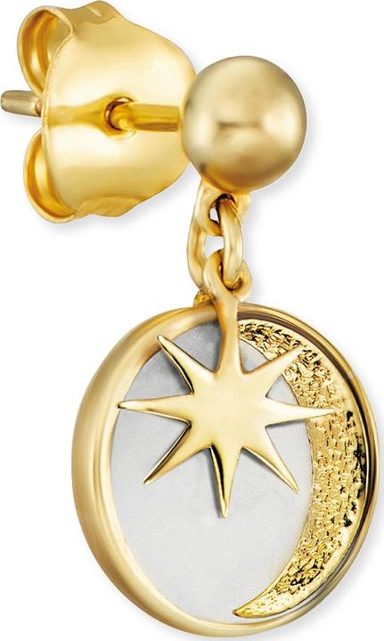Actual product image Engelsrufer Stud earrings sun moon star (925 silver, Enamel)