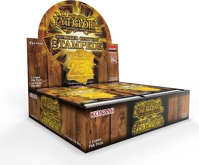 Image du produit Yu-Gi-Oh Quarter Century Stampede Booster Box EN (Anglais, Affichage du booster)