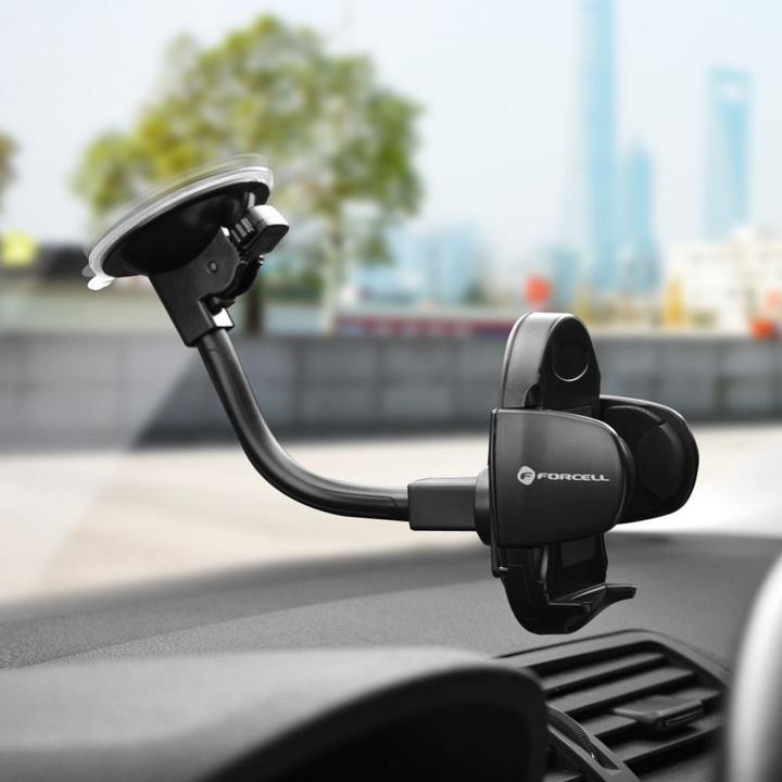 Immagine prodotto Forcell Stylus F-GRIP Oval 17 cm car holder for windshield / dashboard / air vent black
