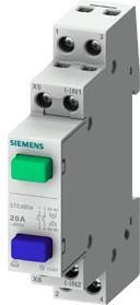 Produktbild Siemens SIEM 5TE4808 Taster, 1S/1Ã 20A 1 Taste blau ohne Rastfunktion