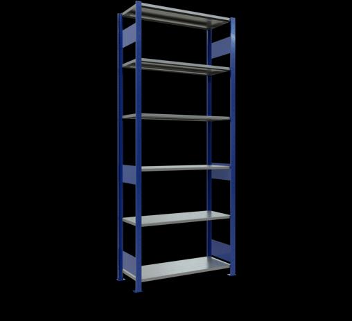 Immagine prodotto Schulte Lagertechnik Sistema di scaffalature di base senza viti MULTIplus150 con ripiani di lunghezza