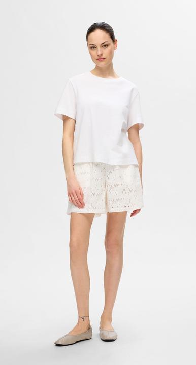 Actual product image Selected Femme Broderie Anglaise Shorts (38)