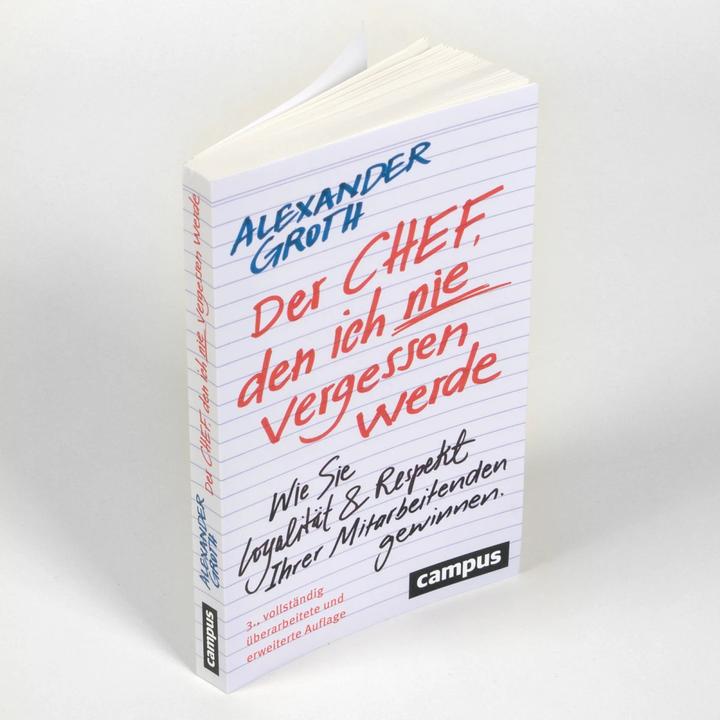 Produktbild Der Chef, den ich nie vergessen werde (Deutsch, Alexander Groth, 2023)
