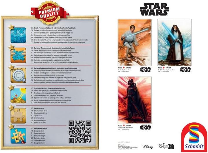 Produktbild Schmidt Spiele Star Wars The Jedi Master (1000 Teile)