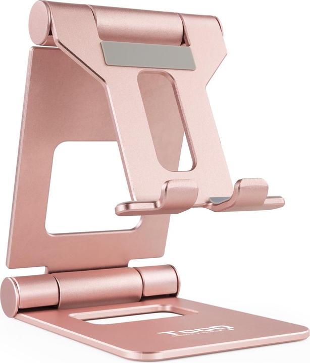 Tooq Technology Soporte Sobremesa Para Telefono/Tablet Plegable Slim Rosa