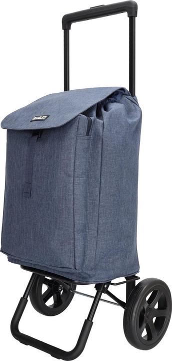 Beagles Shop & Go Lebensmittel Trolley falten leichte 40 Liter stark - blau