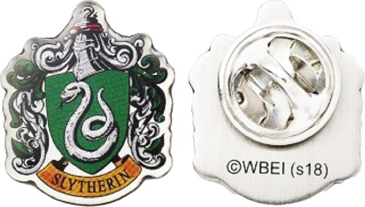 Image du produit Boutons de manchette Slytherin argentés (20% d'émail, 80% argent)