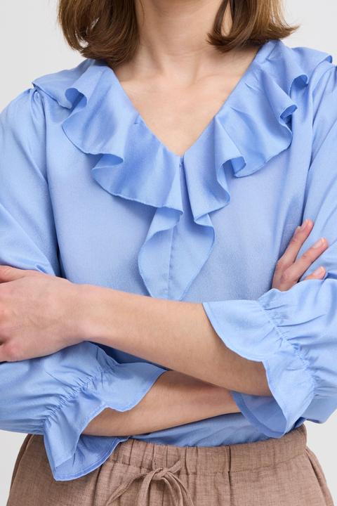 Image du produit B.young BYHANIKO SS FRILL BLOUSE 20816419 (42)