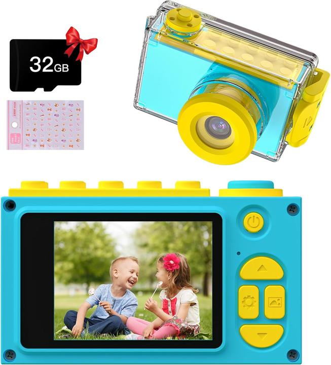 Produktbild Kriogor Digitalkamera für Kinder mit wasserdichter Hülle