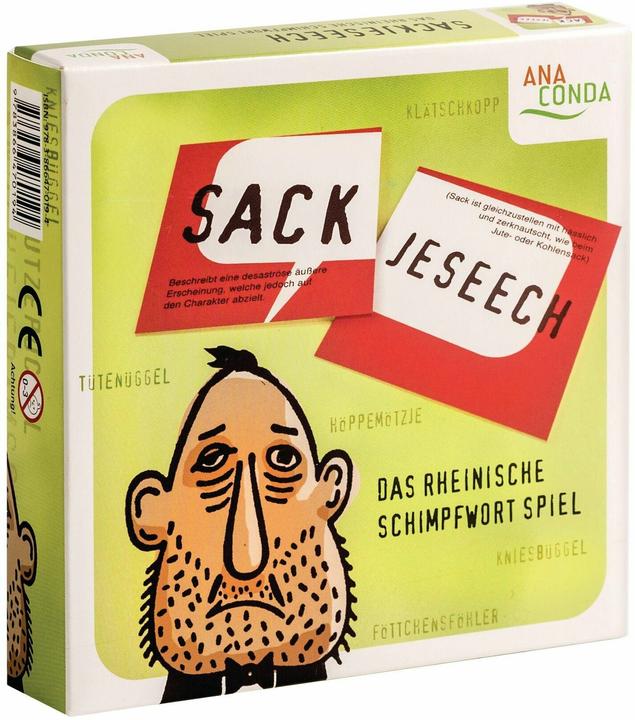 Produktbild Sackjeseech - Das Rheinische Schimpfwortspiel (Deutsch)