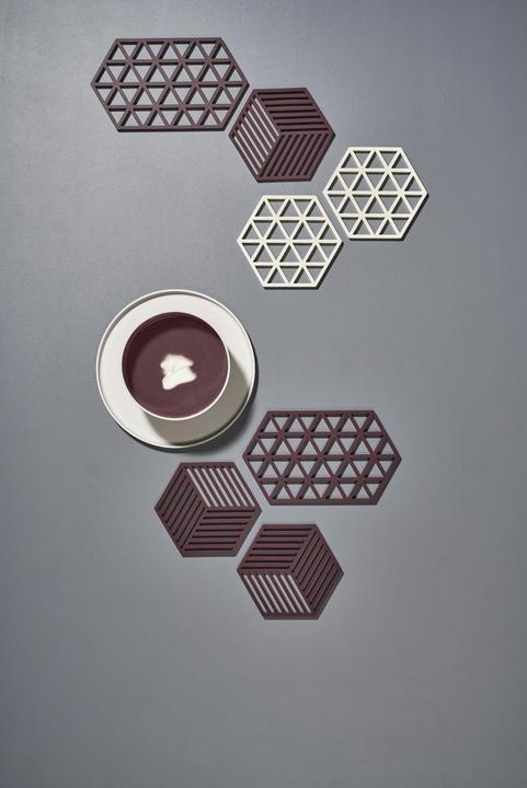Actual product image Zone Denmark Triangle Taupe (1 x, Pan coaster)