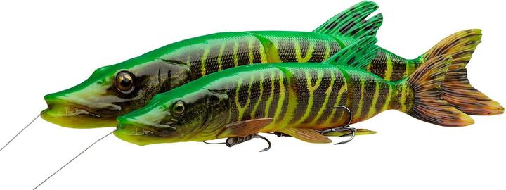 Actual product image Savage Gear Limited 4D Line Thru Pike SS Fire Tiger (48 cm)