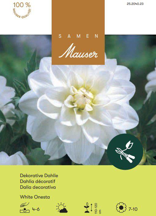 Produktbild Samen Mauser Seerosen-Dahlie White Onesta