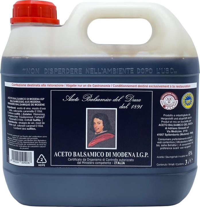 Produktbild Del Duca Aceto Balsamico di Modena white cap (3000 ml)