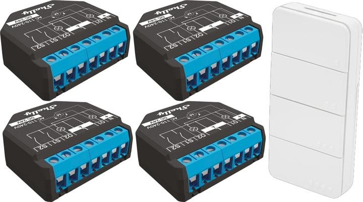 Actual product image Shelly Roller shutter automation starter kit, set of 4