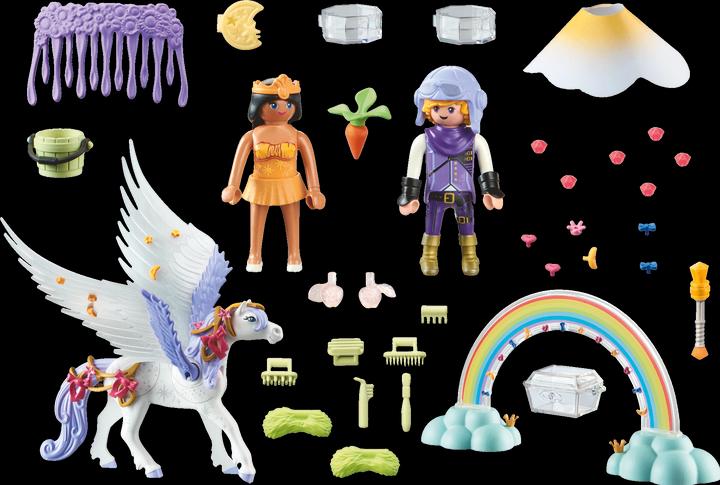 Actual product image Playmobil Celestial Pegasus with Rainbow (71361, Playmobil Princess)